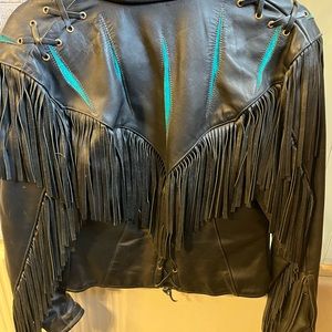 Fashions by Rose biker jacket with insulated zip in vest